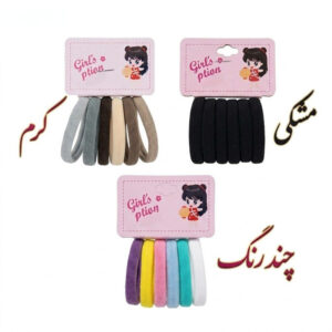 کش مو زنانه مدل k.n مجموعه ۶ عددی